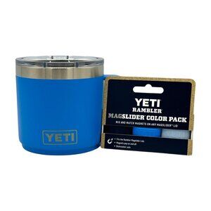 LASER ENGRAVED PERSONALIZATION YETI 14oz. MUG W/3PK MAGS - BIG WAVE BLUE